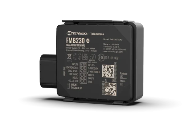 Teltonika Gps tracker FMB230  2G M1 Water-resistant 2G tracker with flexible inputs
