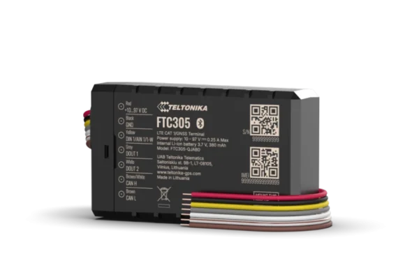 FTC305  4G M1 Compact 4G LTE Cat 1 e-mobility tracker with CAN data reading and flexible installation options